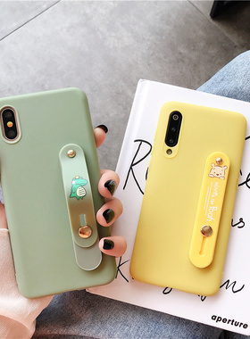 卡通腕带9se小米8青春版手机壳mix3/2s软壳note3全包6x硅胶5x女款