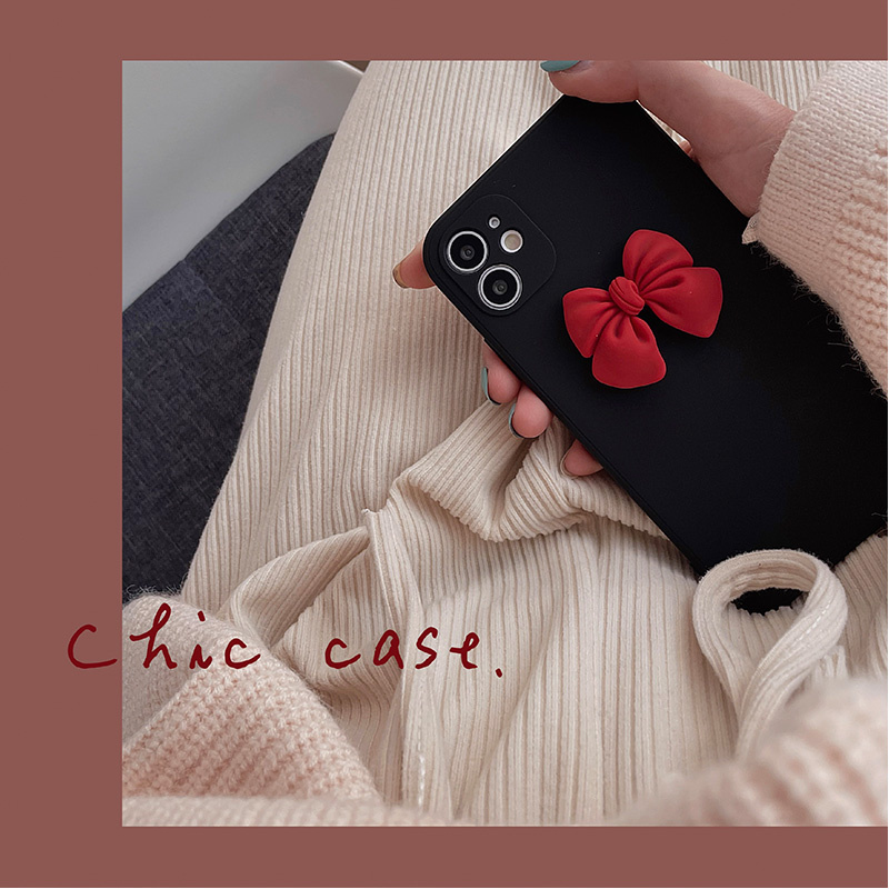 少女心蝴蝶结小米10/cc9手机壳米11/8/6x/k20pro/k30硅胶note8软7