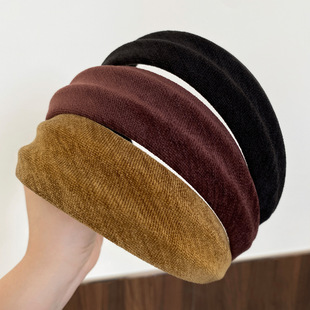 高颅顶压发宽边发箍女2026新款时尚简约百搭头箍外出洗脸发卡头饰