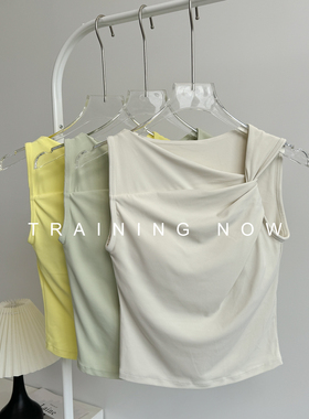 高颜值运动背心女夏季一体式跑步防震文胸遮副乳瑜伽健身速干上衣