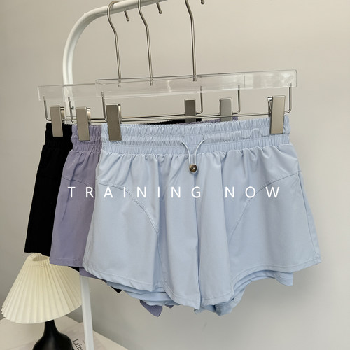 防走光跑步短裤女夏季马拉松健身