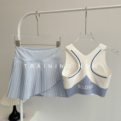 高级感羽毛球健身套装女夏季透气