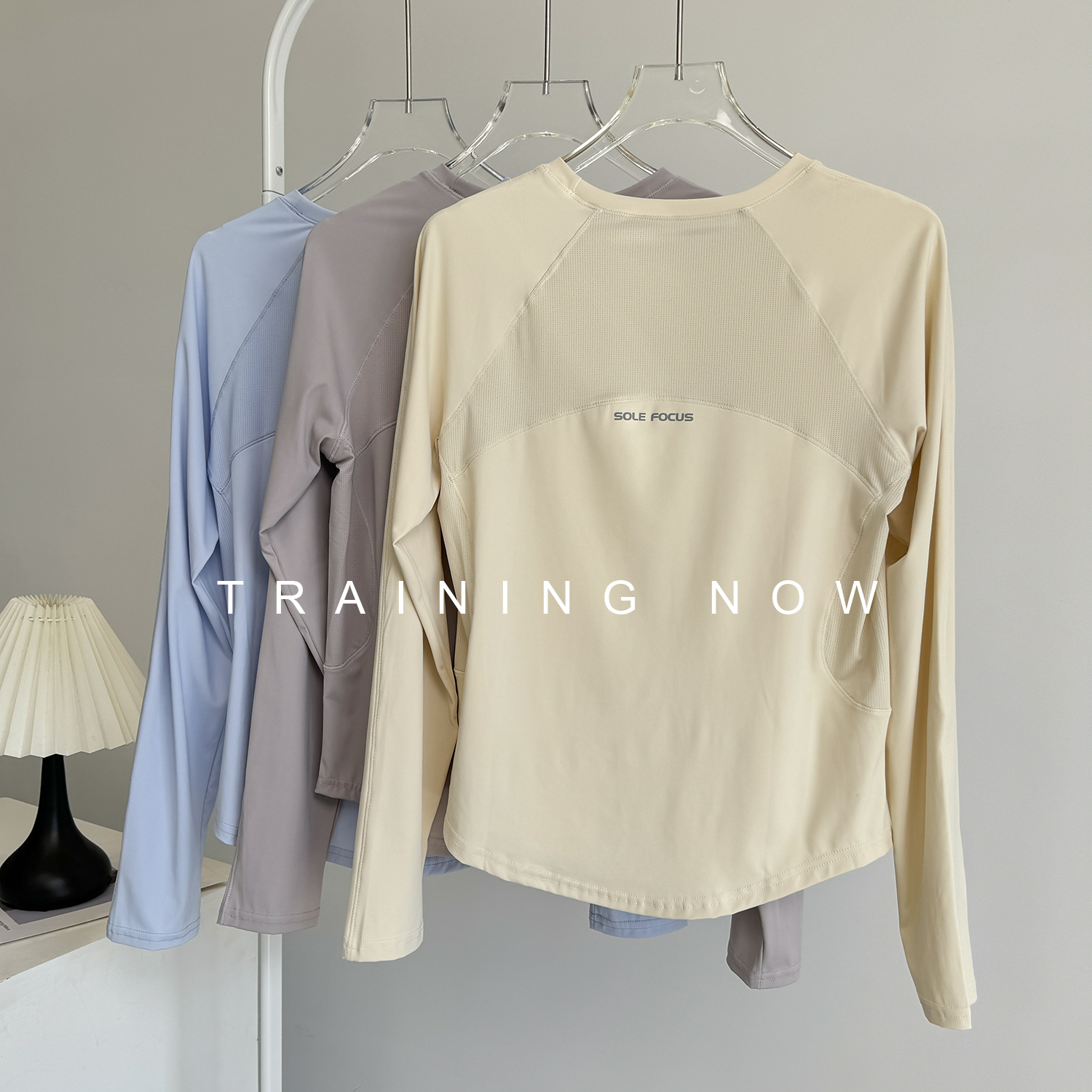 速干宽松运动上衣女2025新款瑜伽服长袖T恤透气显瘦跑步健身服秋