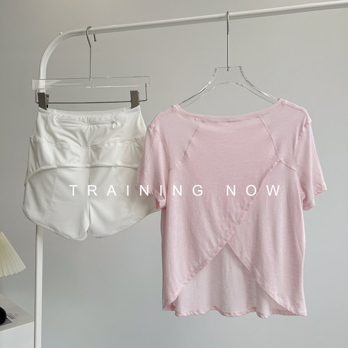 瑜伽服套装女健身房训练薄款透气