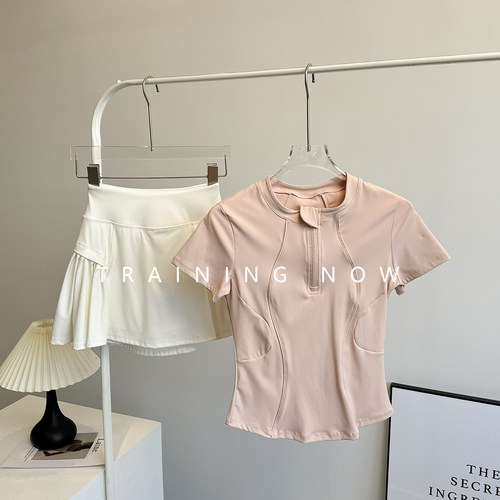 羽毛球服运动套装女夏季户外速干