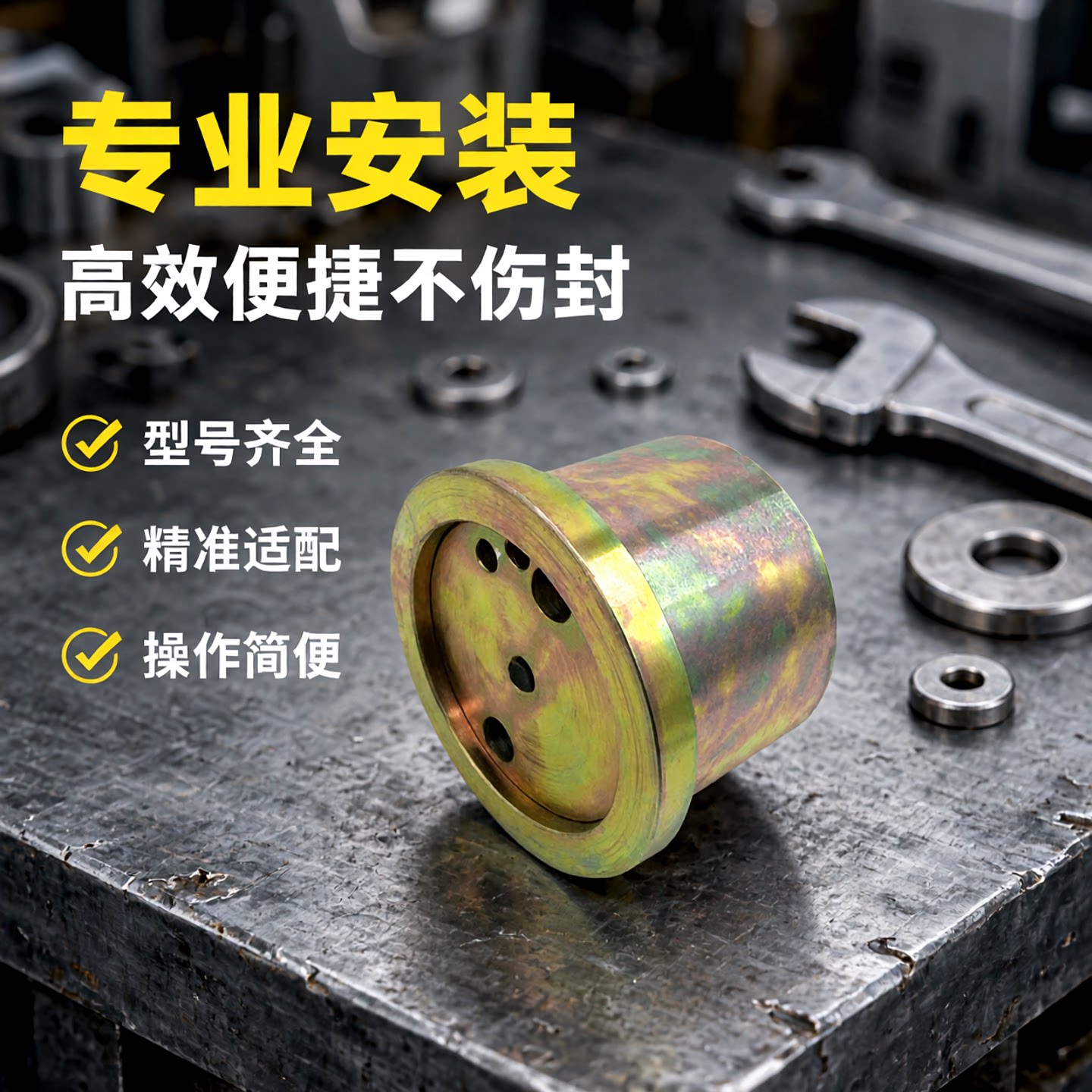 五十/铃4HK1 6HK1 6WG1 4JG1发动机专用曲轴前后油封安装工具配件