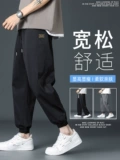Мужские демисезонные штаны, осенние спортивные повседневные брюки для отдыха, оверсайз