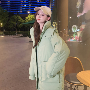 oversize面包服羽绒棉衣棉服女冬季外套中长款厚棉袄2023年新款潮