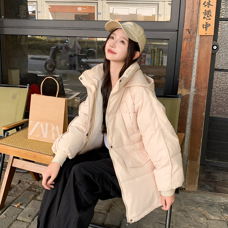 oversize面包服短款羽绒棉衣棉服女2025年新款潮秋冬季外套厚棉袄,女装/女士精品,棉衣/棉服,淘宝优惠券,粉丝福利购,淘宝优惠卷