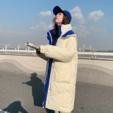 Пуховик с пухом, куртка, оверсайз, набивка пером, коллекция 2022