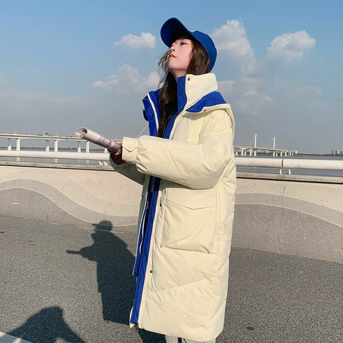 Пуховик с пухом, куртка, оверсайз, набивка пером, коллекция 2022