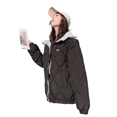 和锋金羽短款韩系棉服