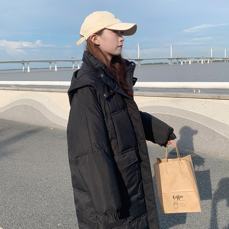 oversize面包服羽绒棉衣棉服女冬季外套中长款厚棉袄2025年新款潮