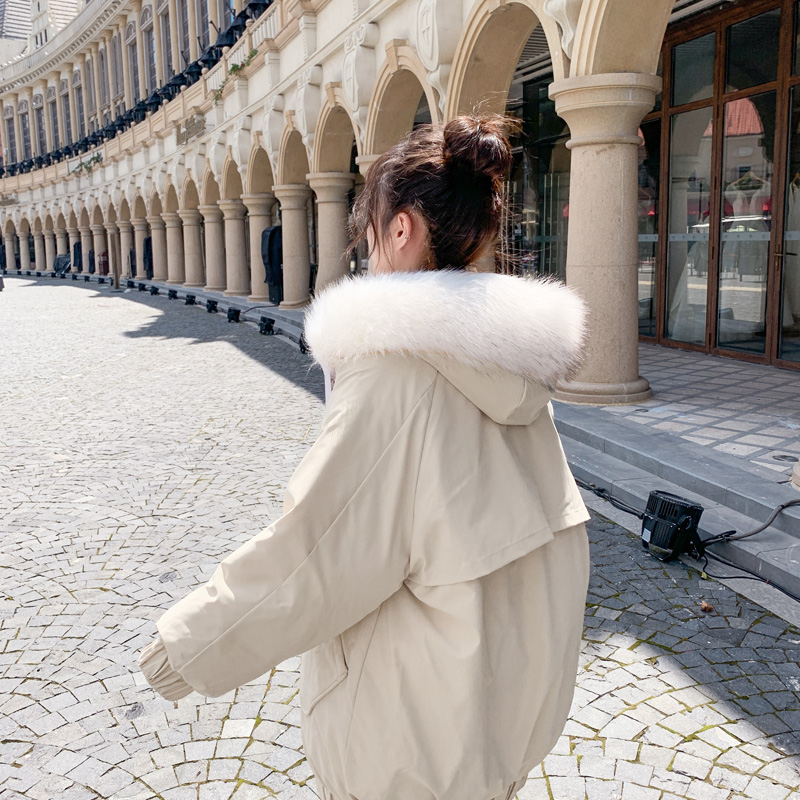 oversize面包服短款羽绒棉衣棉服女2022年新款潮秋冬季外套厚棉袄|msdalam kategori Butik wanita / wanita, kapas/empuk - dari Buy2taobao.com untuk memberikan perkhidmatan ejen Taobao profesional membeli