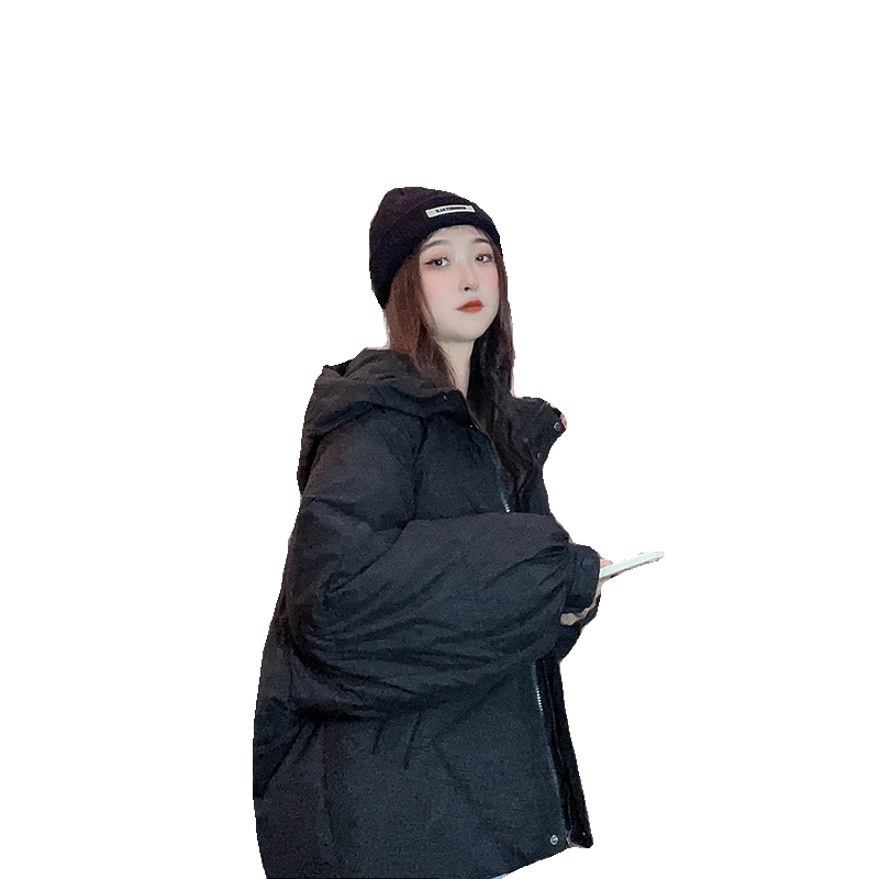和锋金羽短款oversize棉服外套