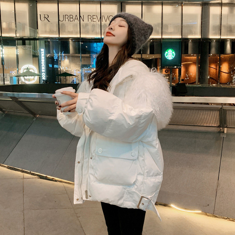 加厚面包服短款羽绒棉衣棉服女韩版宽松秋冬季外套棉袄2021年新款