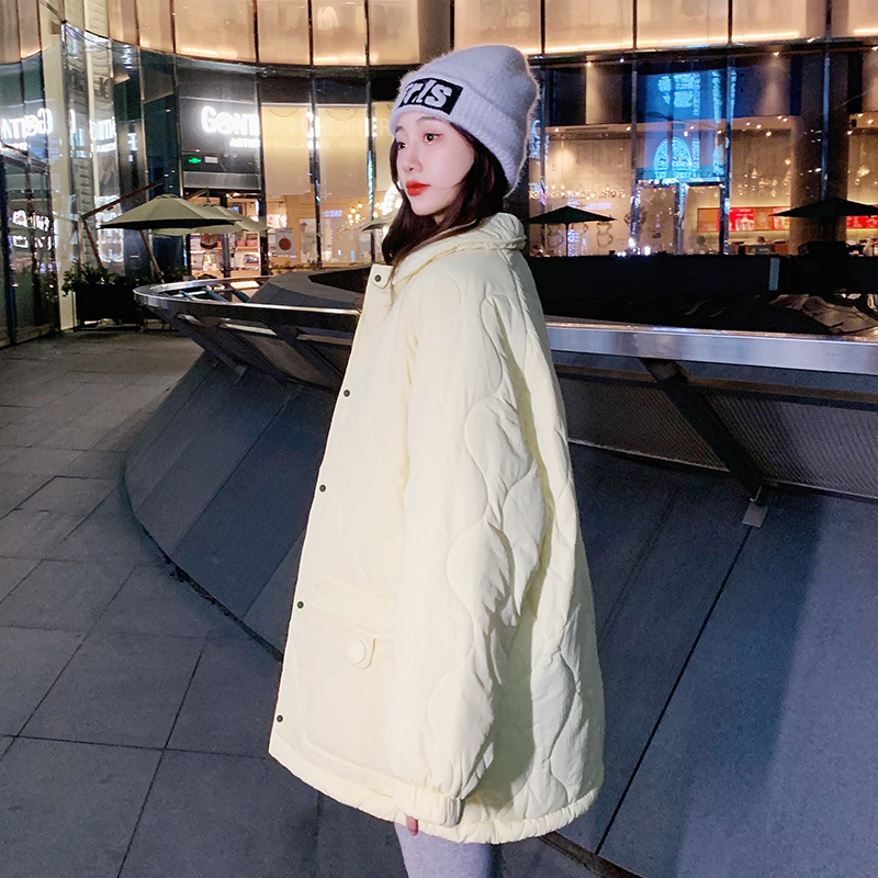 韩系小个子短款羽绒棉衣棉服女秋冬季外套夹棉薄款棉袄2025年新款