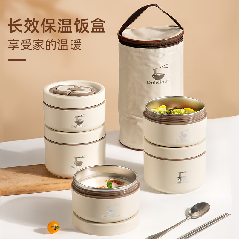 可微波加热保温饭盒食品级304