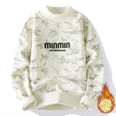 保暖上衣青少年潮牌半高领打底衫