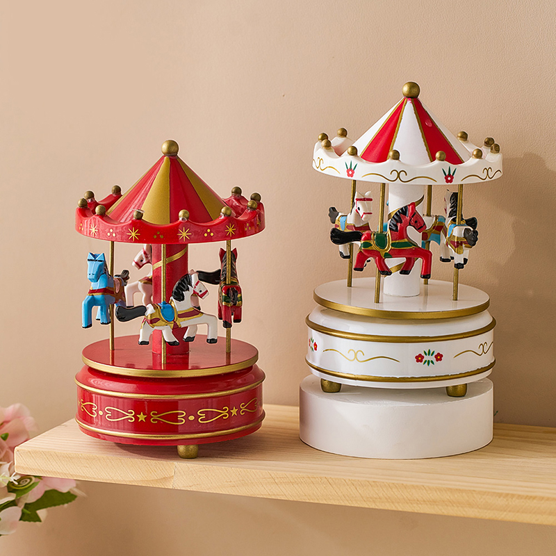 小众ins风旋转木马音乐盒