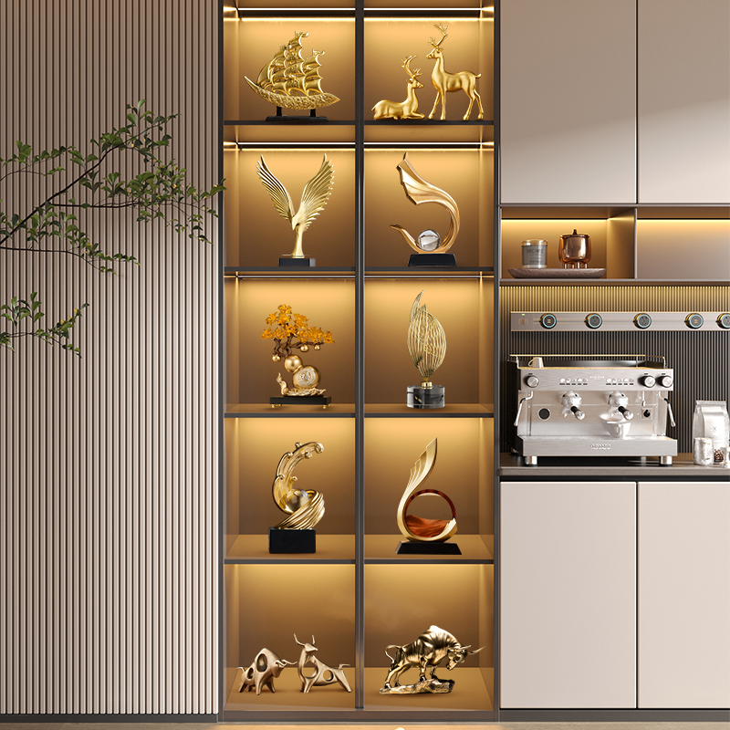 轻奢高档电视柜酒柜装饰品摆件