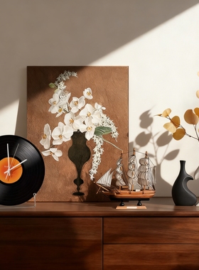 【中古风】卧室高级感斗柜装饰品