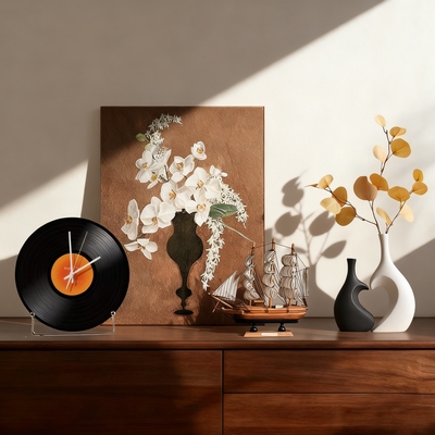 【中古风】卧室高级感斗柜装饰品