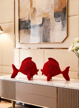 新年锦鲤手工摆件吉祥物