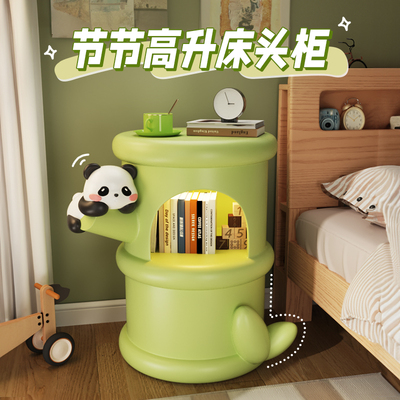 儿童床头柜家用女孩卧室置物架