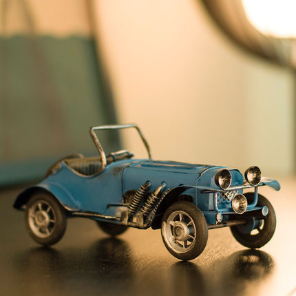 创意复古美式老爷车汽车模型酒柜装饰品摆件家居客厅柜房间小摆设