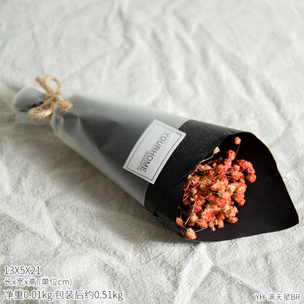 INS小清新创意满天星干花迷你仿真花束装饰品家居少女心插花礼物