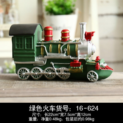 复古创意火车模型存钱罐摆件家居客厅卧室床头柜装饰品储蓄罐摆设