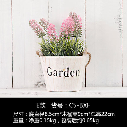 创意仿真花假花盆栽装饰品摆件薰衣草花草植物家居室内客厅小摆设