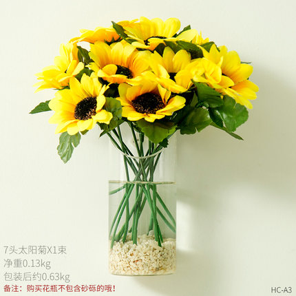 创意个性墙上水培插花花瓶壁挂玻璃透明干花小清新墙壁装饰品挂件
