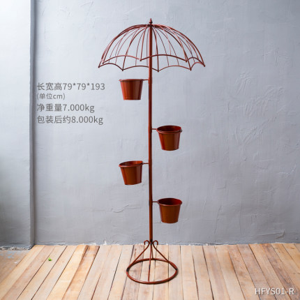 创意欧式落地花架置物架阳台装饰品摆件家居客厅服装店花店小摆设