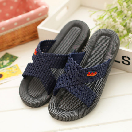 拖鞋夏季男女士时尚 室内情侣家居地板防滑塑料家用凉拖沙滩拖鞋