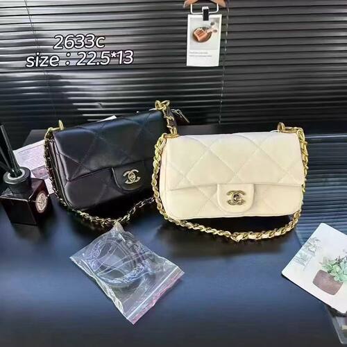 梦迪尔2633女式包2026新款香风洋气单肩百搭简约手提腋下斜挎小包