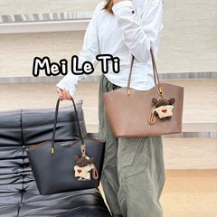 2025新款百搭单肩子母包女大容量时尚质感简约托特美乐提18013