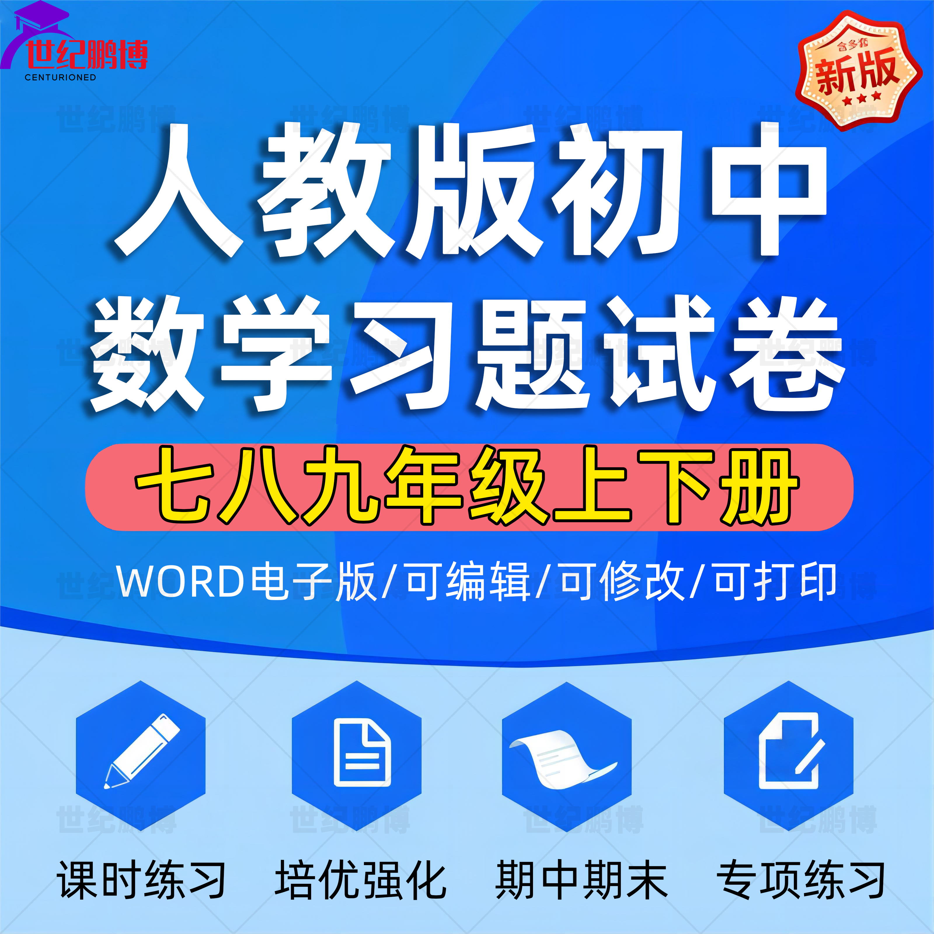 人教版初中数学习题试卷电子版
