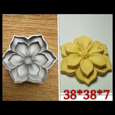 超声波钢模 玉石雕刻模具 花件 六瓣花 香牌模具单面单个