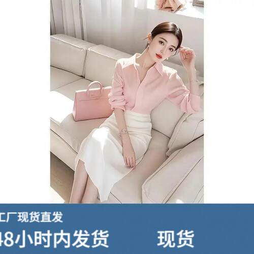 韩系氛围感职场气质两件套女夏季2026新款时尚洋派宽松休闲套装潮
