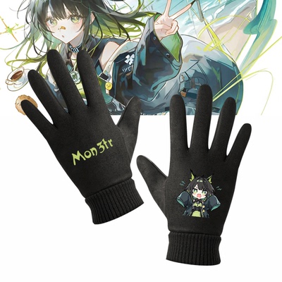 男女情侣定制保暖分指手套