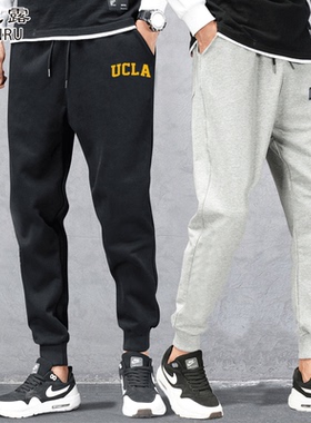 ucla加州大学洛杉矶分校卫裤宽松运动 杜伦大学DUKE杜克大学长裤