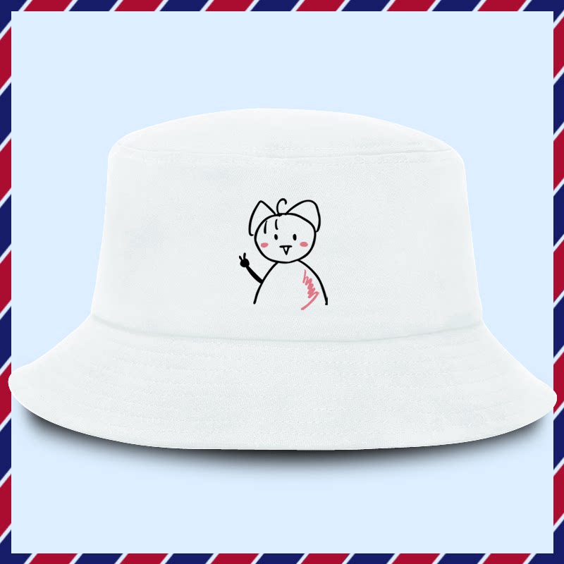 a-soul嘉然的狗嘉心糖fufu鼠鼠今天吃什么周边男女情侣盆帽渔夫帽