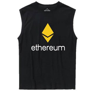 以太坊ethereum区块链eos数字货币极客无袖t恤衫男女定制坎肩背心
