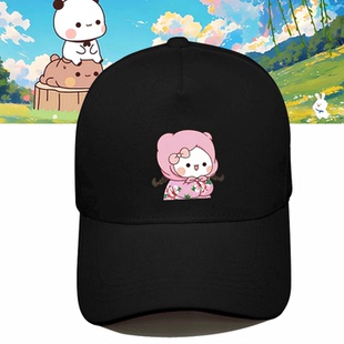一二和布布动漫周边情侣可定制鸭舌帽棒球帽卡通印花卡通可爱男女