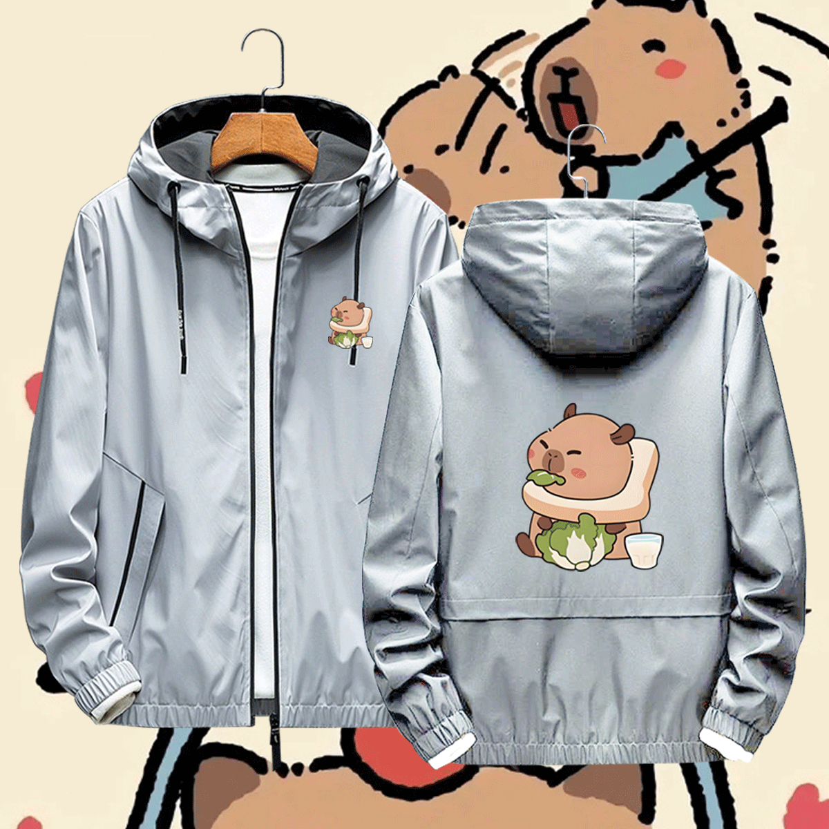 卡通学生日系宽松衣服夹克外套