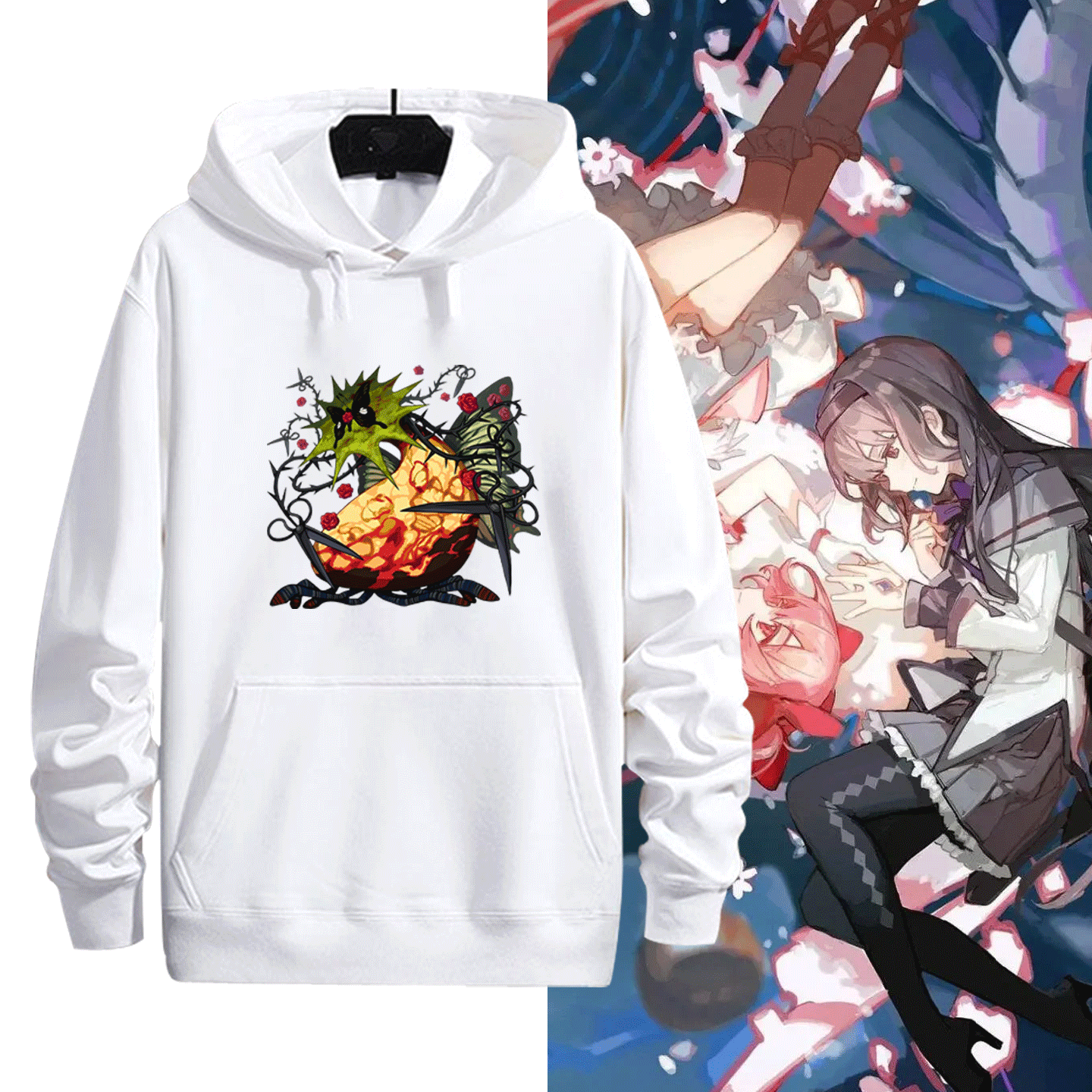 男女情侣可定制连帽衫带帽卫衣