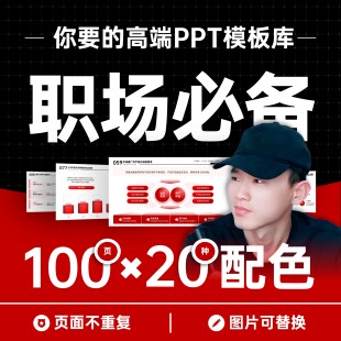 100页：高端PPT模板/企业介绍/市场分析/销售计划/全年复盘