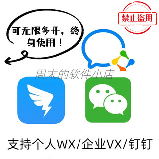 PC个人VX多开 企业WX分身 微X信 钉钉无限多开电脑版办公营销软件